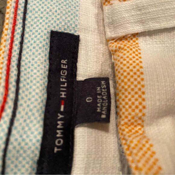 Tommy Hilfiger Flat Front Striped Shorts Size 0 - Picture 7 of 7